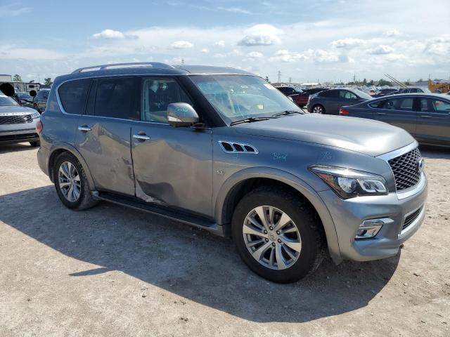 JN8AZ2NF5H9644351 - 2017 INFINITI QX80 BASE GRAY photo 4