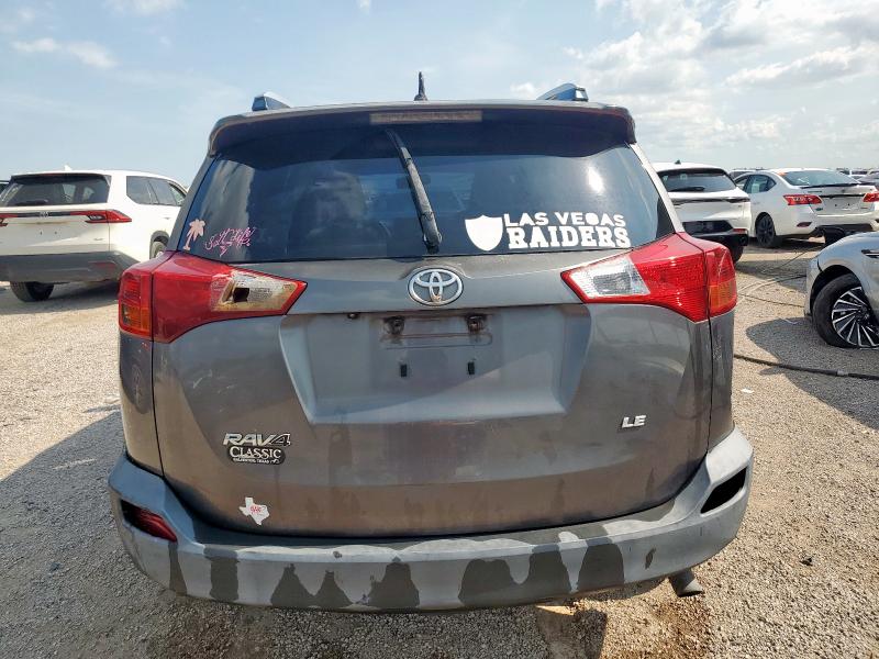 JTMZFREV8D5016390 - 2013 TOYOTA RAV4 LE GRAY photo 6