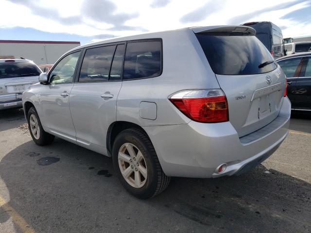 JTEDS41A582007127 - 2008 TOYOTA HIGHLANDER SILVER photo 2