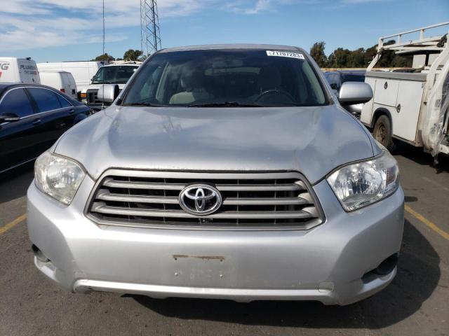 JTEDS41A582007127 - 2008 TOYOTA HIGHLANDER SILVER photo 5