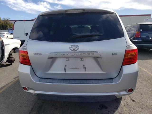 JTEDS41A582007127 - 2008 TOYOTA HIGHLANDER SILVER photo 6