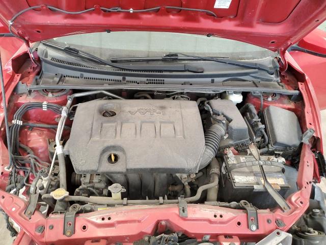 2T1BURHE0GC516814 - 2016 TOYOTA COROLLA L RED photo 11