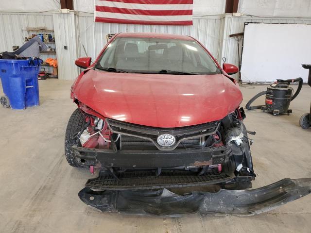 2T1BURHE0GC516814 - 2016 TOYOTA COROLLA L RED photo 5