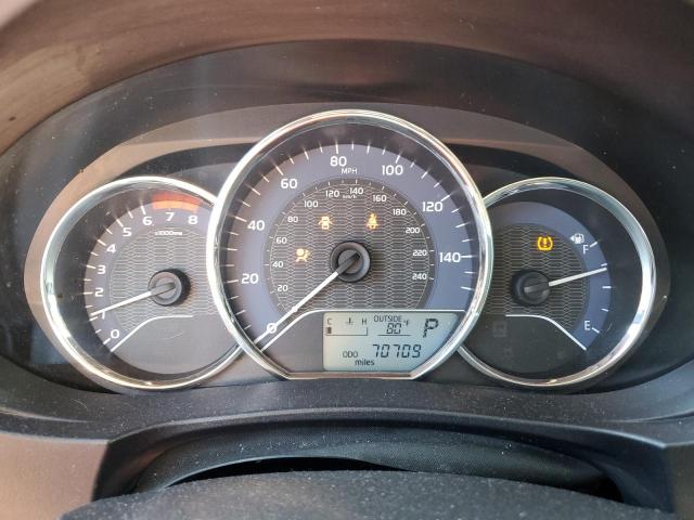 2T1BURHE0GC516814 - 2016 TOYOTA COROLLA L RED photo 9