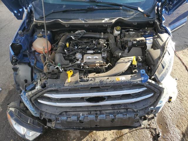 MAJ3S2GE7MC397673 - 2021 FORD ECOSPORT SE BLUE photo 11