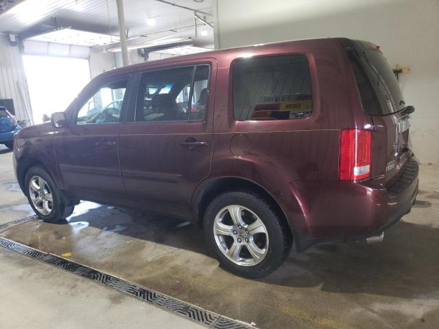 5FNYF4H56DB078265 - 2013 HONDA PILOT EXL برغندي صورة 2