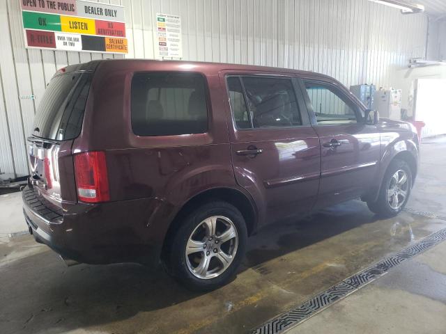 5FNYF4H56DB078265 - 2013 HONDA PILOT EXL برغندي صورة 3