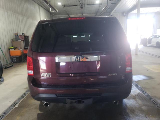 5FNYF4H56DB078265 - 2013 HONDA PILOT EXL برغندي صورة 6