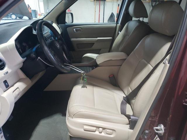 5FNYF4H56DB078265 - 2013 HONDA PILOT EXL برغندي صورة 7