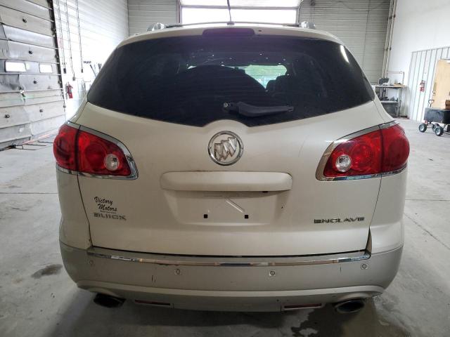 5GALRAED7AJ153637 - 2010 BUICK ENCLAVE CX WHITE photo 6