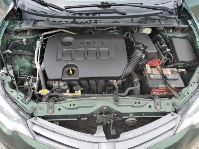 2T1BURHEXFC449699 - 2015 TOYOTA COROLLA L GREEN photo 11