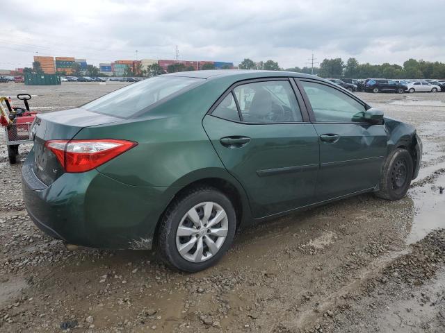 2T1BURHEXFC449699 - 2015 TOYOTA COROLLA L GREEN photo 3