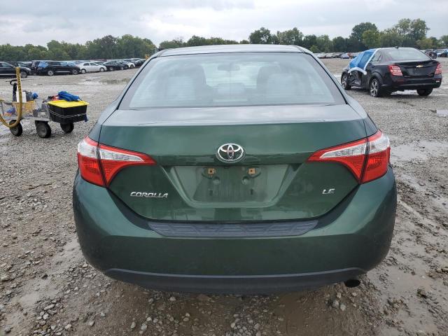 2T1BURHEXFC449699 - 2015 TOYOTA COROLLA L GREEN photo 6