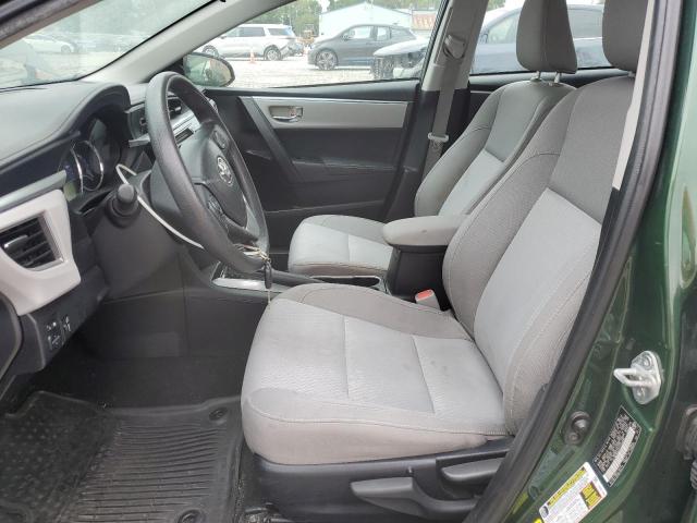 2T1BURHEXFC449699 - 2015 TOYOTA COROLLA L GREEN photo 7