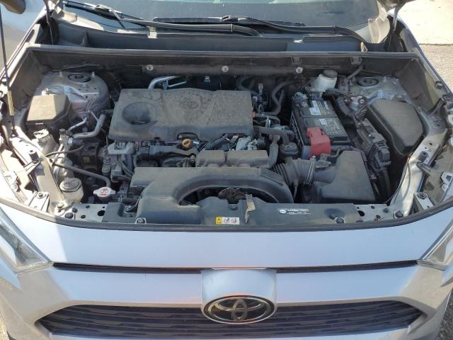 2T3W1RFV2MW161529 - 2021 TOYOTA RAV4 XLE SILVER photo 12