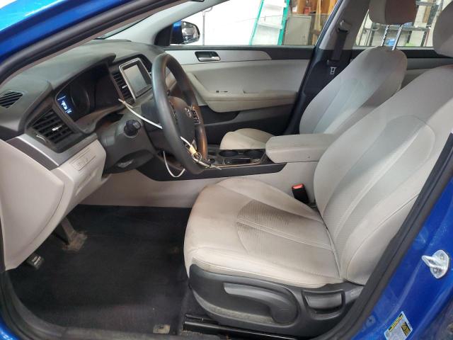 5NPE24AF9KH783304 - 2019 HYUNDAI SONATA SE BLUE photo 7