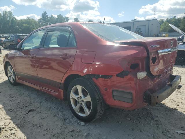 2T1BU4EE0BC658354 - 2011 TOYOTA COROLLA BASE წითელი ფოტო 2