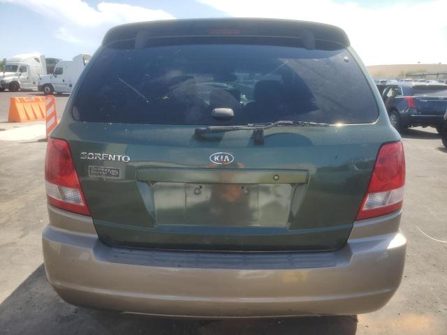 KNDJC733835108187 - 2003 KIA SORENTO EX GREEN photo 6