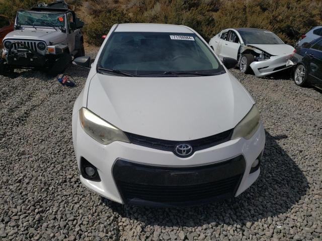 2T1BURHE3EC095362 - 2014 TOYOTA COROLLA L WHITE photo 5