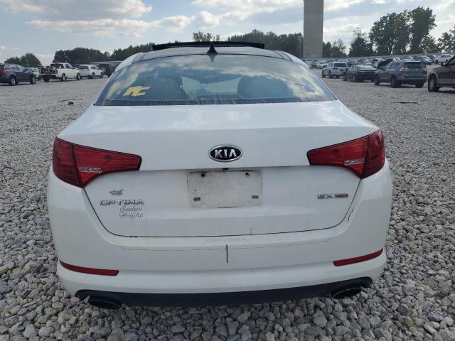 5XXGN4A72CG089611 - 2012 KIA OPTIMA EX WHITE photo 6