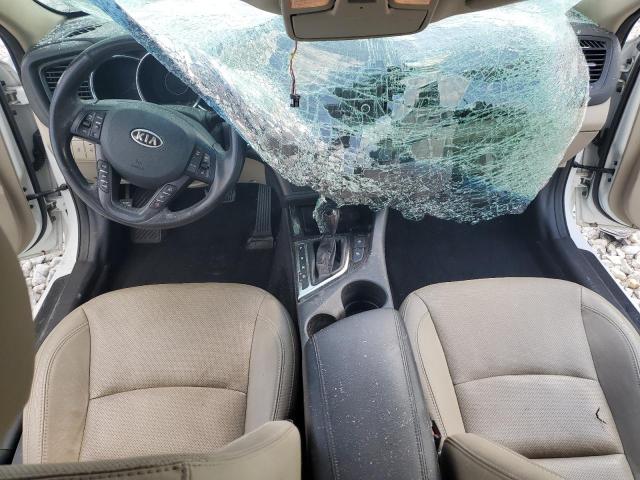 5XXGN4A72CG089611 - 2012 KIA OPTIMA EX WHITE photo 8