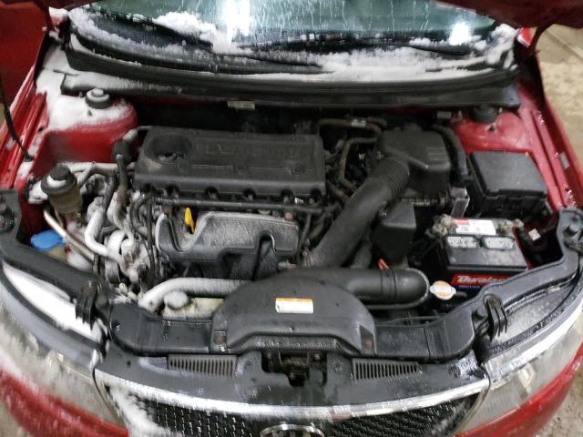 KNAFU4A26A5299940 - 2010 KIA FORTE EX BURGUNDY photo 11