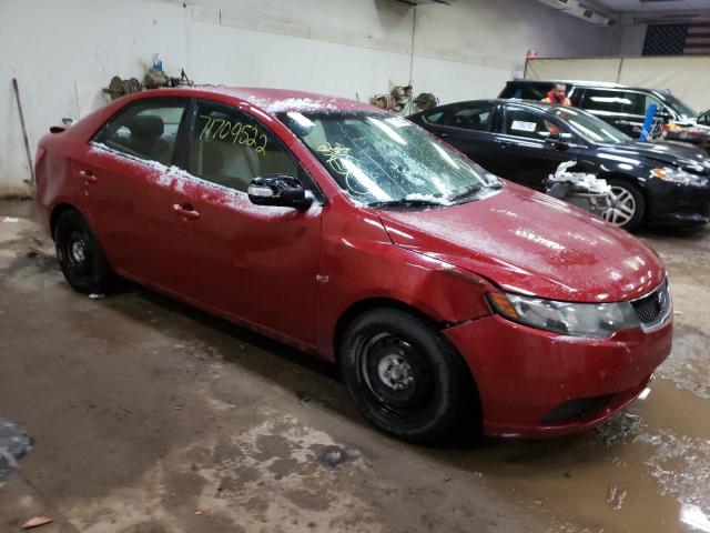 KNAFU4A26A5299940 - 2010 KIA FORTE EX BURGUNDY photo 4