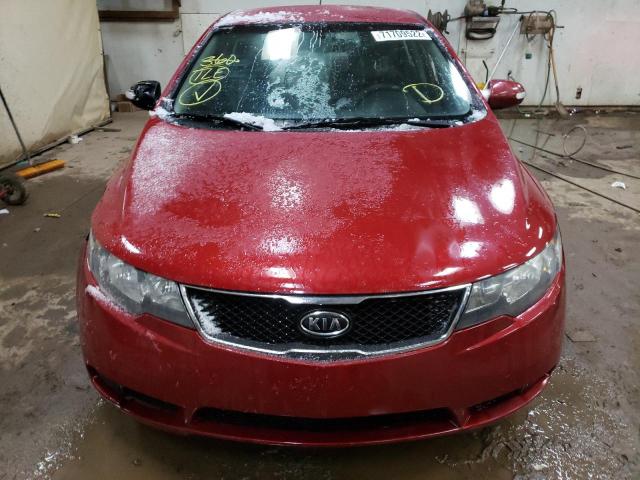 KNAFU4A26A5299940 - 2010 KIA FORTE EX BURGUNDY photo 5