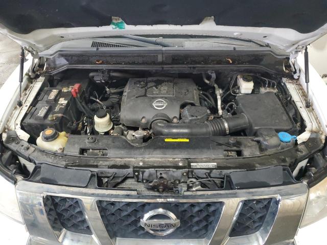 1N6BA0ED9CN303669 - 2012 NISSAN TITAN S Սպիտակ լուսանկար 11