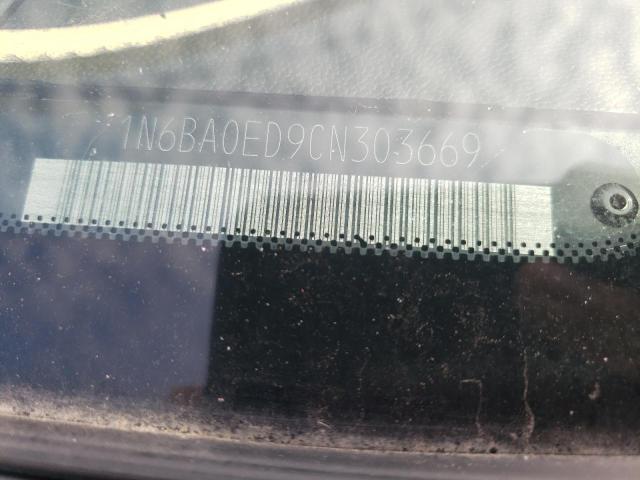 1N6BA0ED9CN303669 - 2012 NISSAN TITAN S Սպիտակ լուսանկար 12