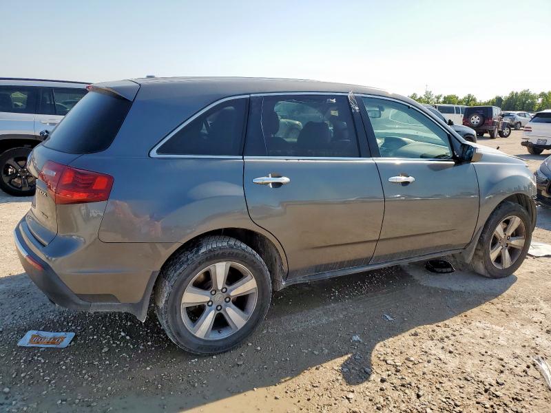 2HNYD2H36CH529965 - 2012 ACURA MDX TECHNOLOGY ნაცრისფერი ფოტო 3