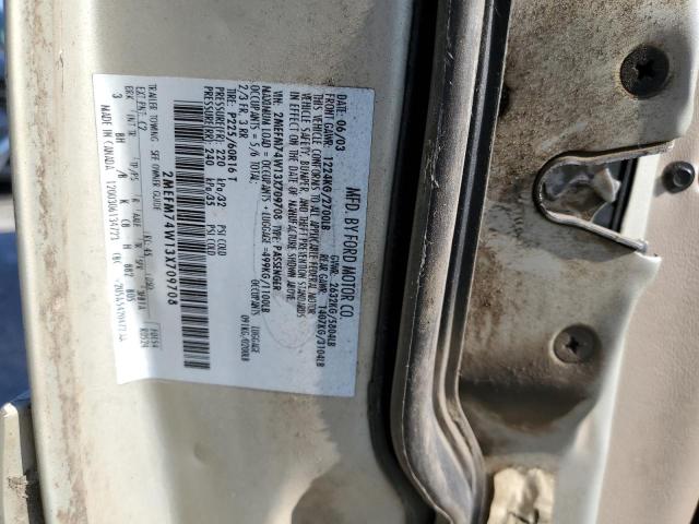 2MEFM74W13X709708 - 2003 MERCURY GRAND MARQUIS GS 米色 照片 13