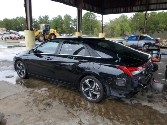 5NPLP4AG0MH024223 - 2021 HYUNDAI ELANTRA LIMITED BLACK photo 2