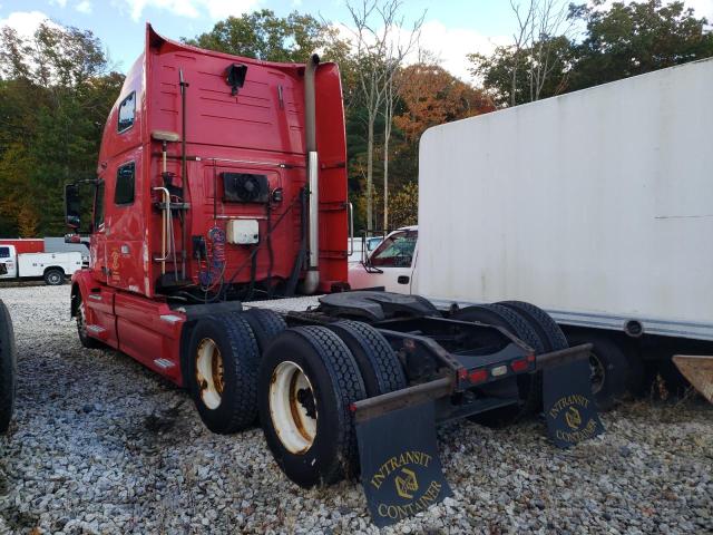 4V4NC9EJ98N265053 - 2008 VOLVO VN VNL RED photo 3