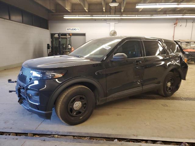 1FM5K8AB4NGA27114 - 2022 FORD EXPLORER POLICE INTERCEPTOR BLACK photo 1