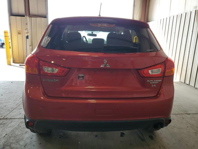 JA4AR3AW5GZ033610 - 2016 MITSUBISHI OUTLANDER ES RED photo 6