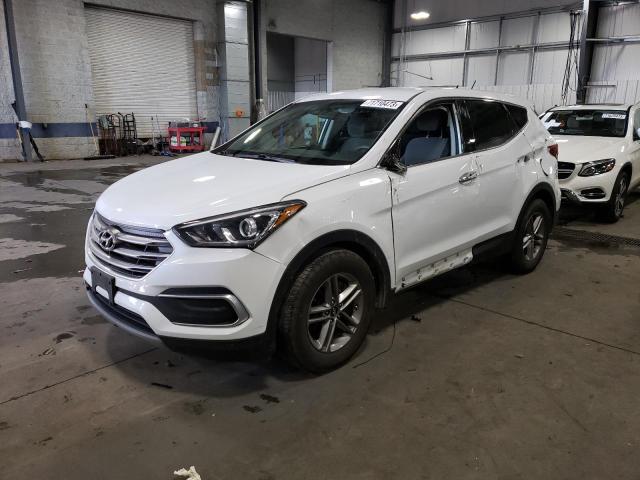 5NMZTDLB4JH093867 - 2018 HYUNDAI SANTA FE S WHITE photo 1