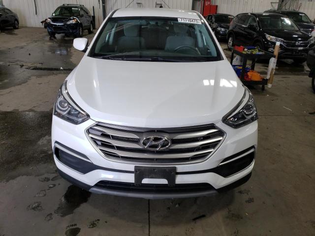 5NMZTDLB4JH093867 - 2018 HYUNDAI SANTA FE S WHITE photo 5