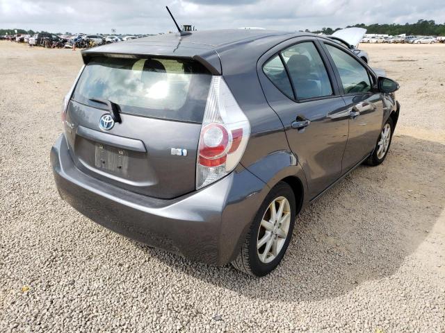 JTDKDTB38C1025300 - 2012 TOYOTA PRIUS C GRAY photo 3