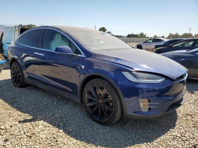 5YJXCAE29LF242961 - 2020 TESLA MODEL X BLUE photo 4