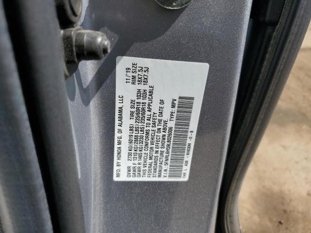 5FNRL6H59LB026006 - 2020 HONDA ODYSSEY EX SILVER photo 13