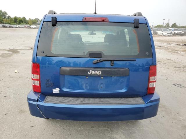 1J4PN2GK8AW180128 - 2010 JEEP LIBERTY SPORT BLUE photo 6