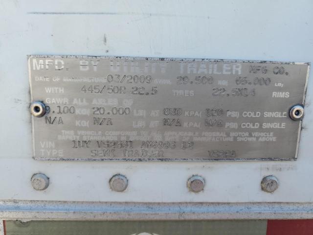 1UYVS2531AM699312 - 2010 UTILITY VS2RA თეთრი ფოტო 10