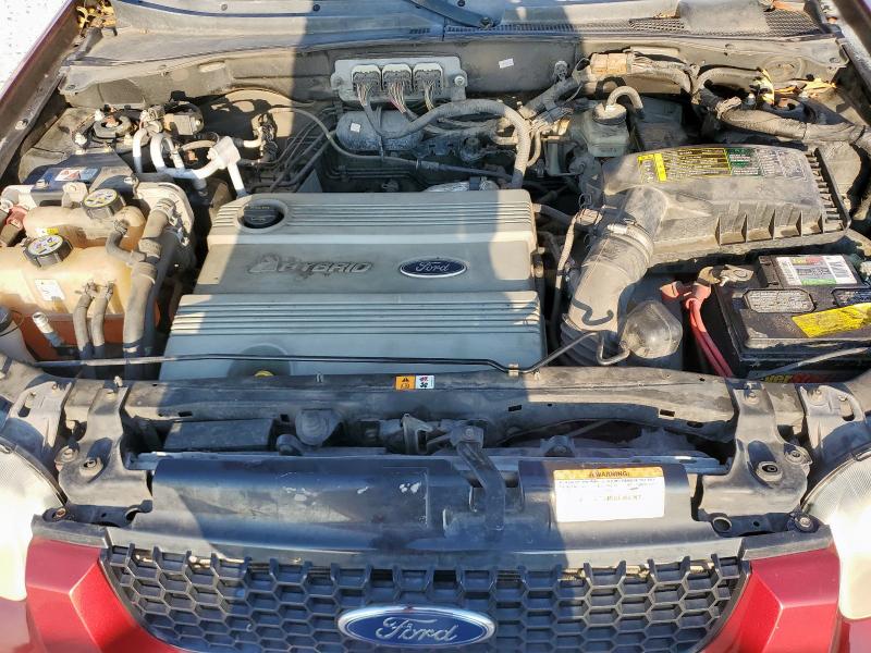 1FMCU49H67KA92971 - 2007 FORD ESCAPE HEV წითელი ფოტო 12