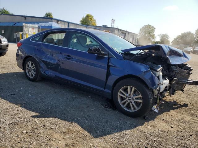 5NPE24AF3HH569434 - 2017 HYUNDAI SONATA SE BLUE photo 4