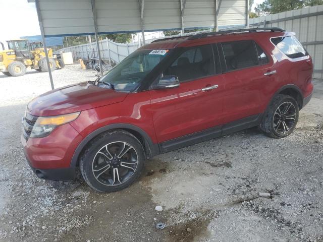 1FM5K8GTXEGC39967 - 2014 FORD EXPLORER SPORT RED photo 1