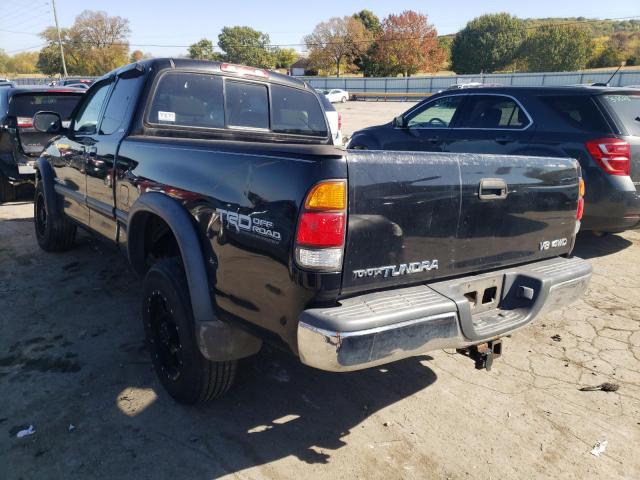 5TBBT4411YS106775 - 2000 TOYOTA TUNDRA ACCESS CAB შავი ფოტო 3