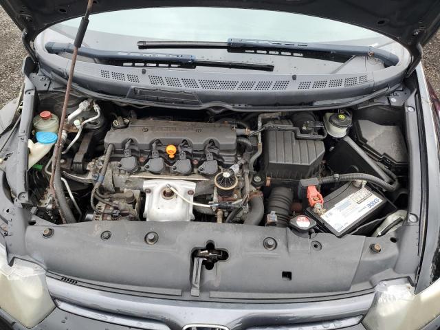 2HGFG12838H515565 - 2008 HONDA CIVIC EX BLACK photo 11