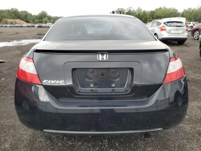 2HGFG12838H515565 - 2008 HONDA CIVIC EX BLACK photo 6