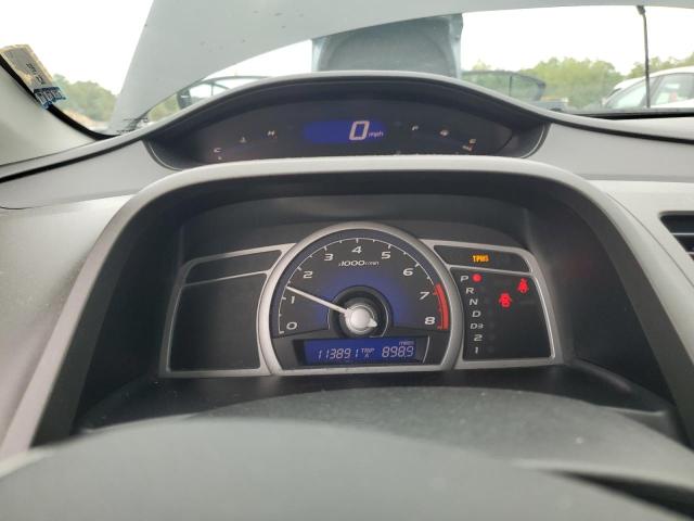 2HGFG12838H515565 - 2008 HONDA CIVIC EX BLACK photo 9